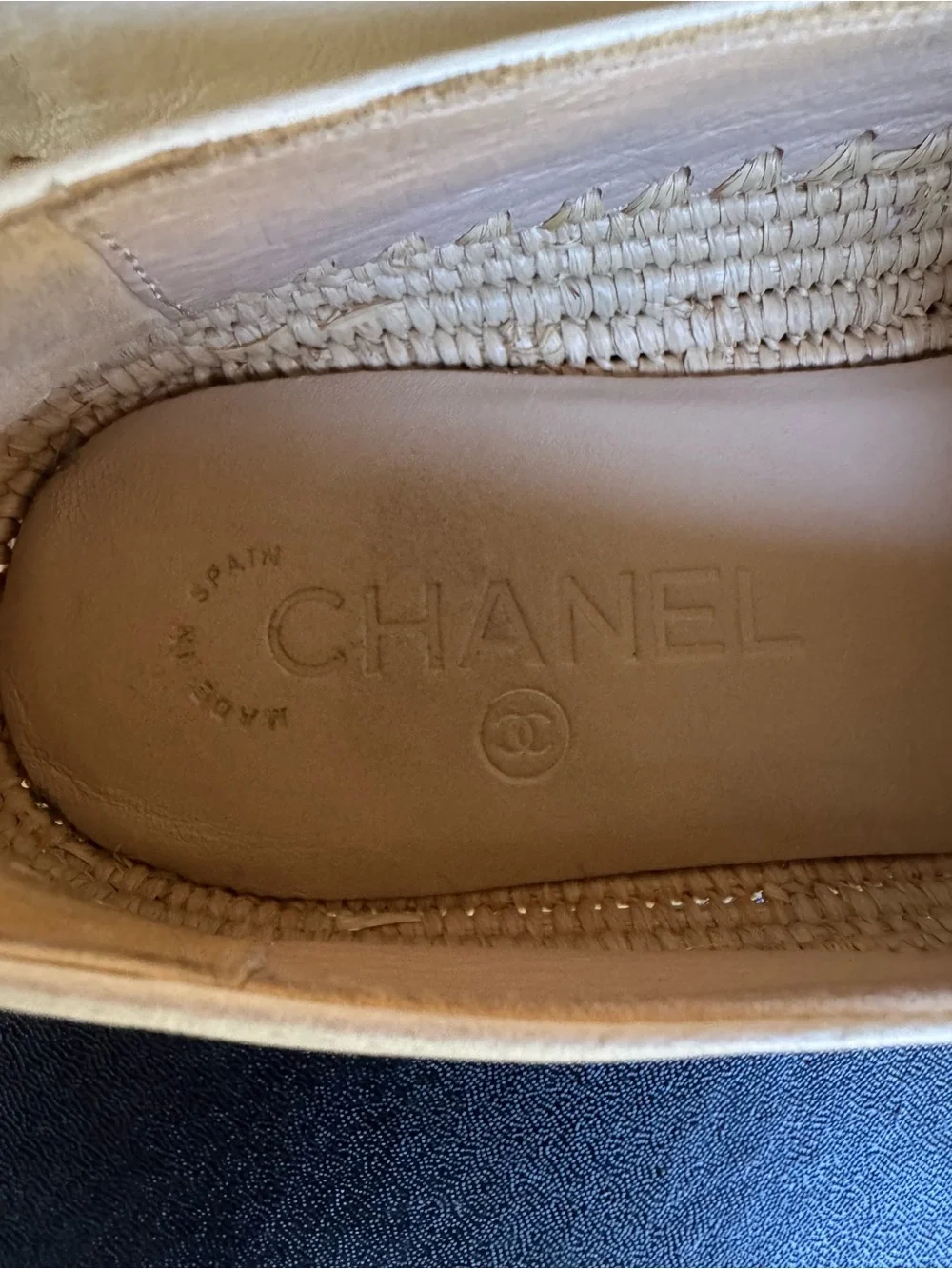 CHANEL CC Raffia Espadrilles - Picture 7 of 12